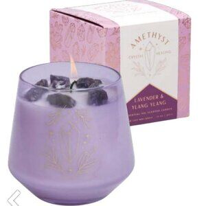 Amethyst Cristal Healing. Lavender & Ylang Ylang. Wax: Soy & Coco